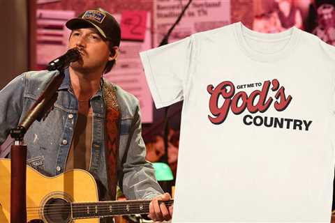 Morgan Wallen Selling 'Get Me To God's Country' Merch After 'SNL' Exit