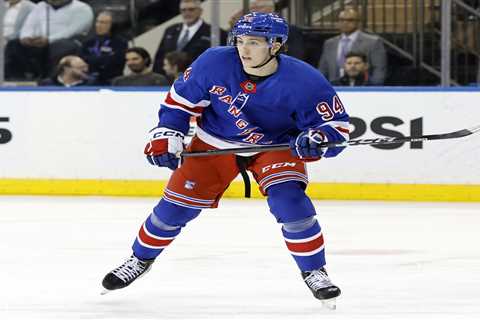 Boston College ex-mates attend Gabe Perreault’s Rangers debut