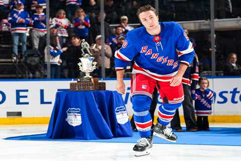 Will Cuylle’s Rangers contributions earn Steven McDonald Extra Effort Award: ‘Huge honor’