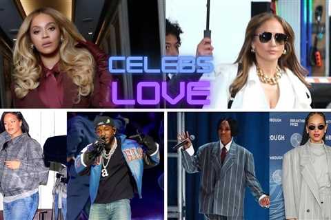 Celebs Love: Rihanna and Kendrick Lamar in Celine Jeans, Beyonce and JLO in Gabriela Hearst Blazers,..