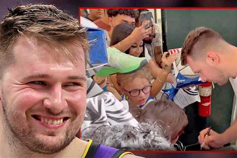 Luka Doncic Stays In Dallas, Hosts Event At Local Sports Store After Emotional Return