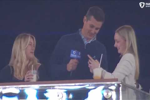 Braves reporter gets female fan’s number during live segment — and his peers are furious