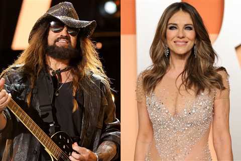 Billy Ray Cyrus & Elizabeth Hurley Share a Kiss in Instagram Easter Photo