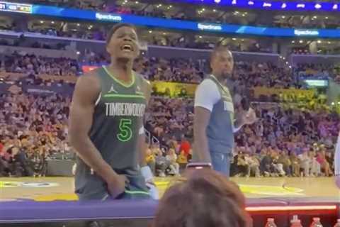 NBA punishes Anthony Edwards for vulgar comment to Lakers fans