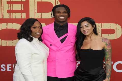 Travis Hunter’s fiancée Leanna Lenee makes rare appearance at 2025 NFL Draft