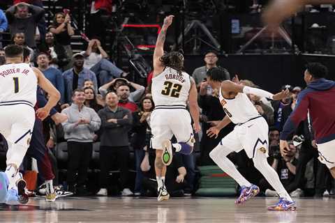 Nuggets’ Aaron Gordon slams down last-second putback dunk in wild win over Clippers