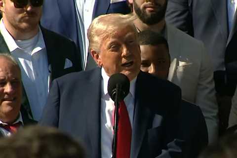 President Trump Shades Taylor Swift During Eagles Visit to White House