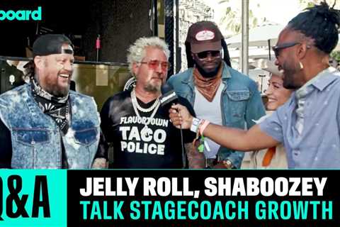 Jelly Roll, Shaboozey, Guy Fieri & More on Stagecoach & Country’s Growth | Billboard News