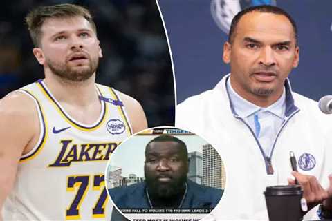 Kendrick Perkins uses Anthony Edwards to defend Nico Harrison’s stunning trade of Luka Doncic