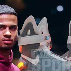 Rolly Romero Turns $40K 'Marty McFly' Nikes Into Boxing Boots For Ryan Garcia Fight