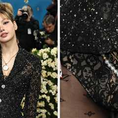 Lisa Seemingly Wore Rosa Parks's Face On Her Panties At The Met Gala