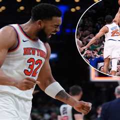 Knicks stun Celtics with more fourth-quarter magic in wild run to take improbable 2-0 series lead