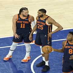 Jalen Brunson isn’t letting himself — or the Knicks — celebrate their accomplishments just yet