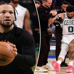 Jalen Brunson sees larger blow that comes with Jayson Tatum’s Achilles injury