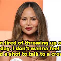 Chrissy Teigen Discussed Drinking Again After Previously Going Sober