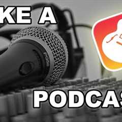 How to Make a Podcast in GarageBand for Beginners! (iPad/iPhone)