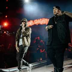 Eminem Joins Jelly Roll Onstage as Special Guest at Detroit Concert