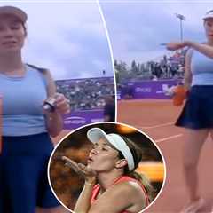 Danielle Collins scolds cameraman for ‘wildly inappropriate’ move