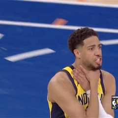 Knicks choke away lead in final minutes as Pacers, Tyrese Haliburton stunningly steal Game 1