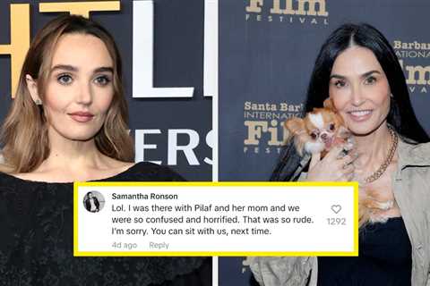 People Are Split On Chloe Fineman's Awkward Story About Greeting Demi Moore In A Restaurant