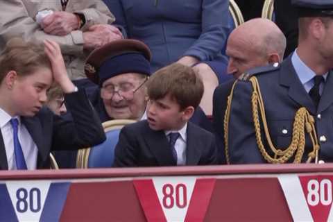 Prince Louis' Cheeky Hair Flip Steals the Show at VE Day Parade While Dad William Tries Not to..