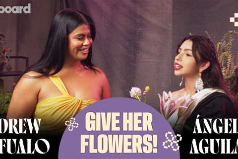 Ángela Aguilar Gives Flowers to Her Mom, Her Fans & Her Husband for Supporting Her | Women in..