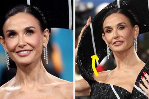 Demi Moore Wore An Optical Illusion Dress To The Met Gala That Has To Be Seen