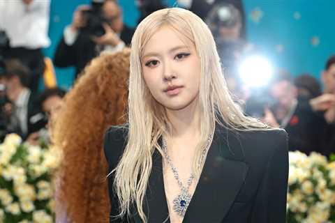 ROSÉ Suits Up in Sleek YSL Tuxedo at 2025 Met Gala