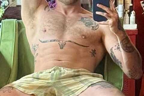 Guess the Shirtless Singer in This Grizzly Shot