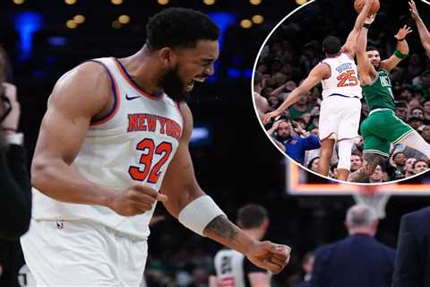 Knicks stun Celtics with more fourth-quarter magic in wild run to take improbable 2-0 series lead