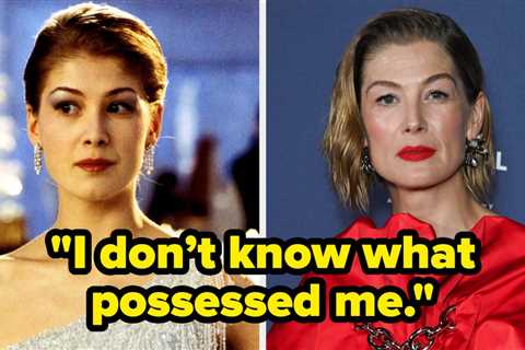 Rosamund Pike Refused To “Unzip And Drop” Her Dress During Her Bond Girl Audition After Casting..