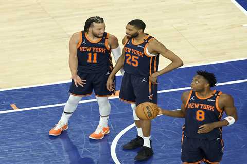 Jalen Brunson isn’t letting himself — or the Knicks — celebrate their accomplishments just yet