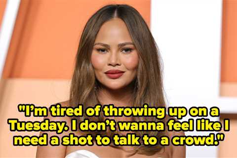 Chrissy Teigen Discussed Drinking Again After Previously Going Sober