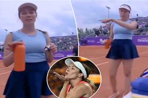 Danielle Collins scolds cameraman for ‘wildly inappropriate’ move