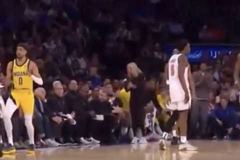 Pacers’ Tyrese Haliburton has beef with Jon Hamm after actor inadvertently helps Knicks