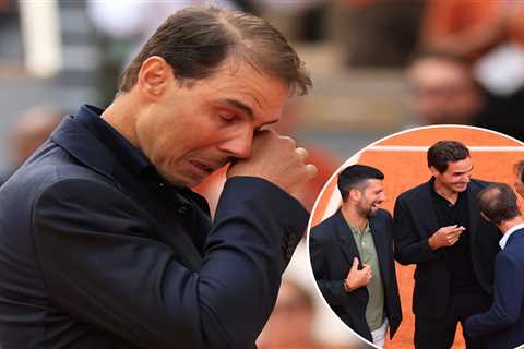 Rafael Nadal brought to tears by emotional French Open farewell surprise from biggest rivals