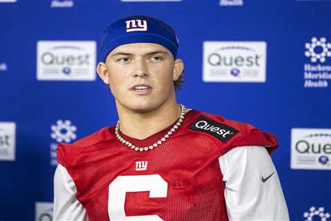 Jaxson Dart draws line at buying No. 2 jersey from Giants teammate Deonte Banks: ‘Too much’