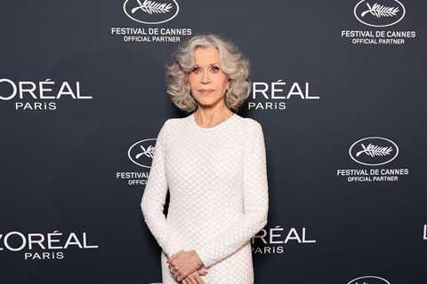 Jane Fonda Radiates Elegance in Custom Giorgio Armani at Cannes 2025
