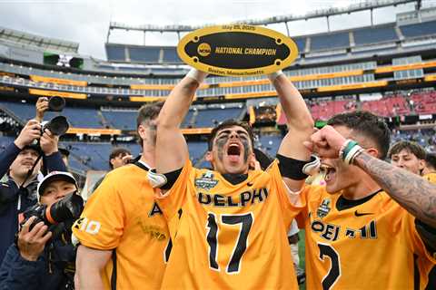 Adelphi gets big break to repeat as Division II men’s lacrosse champs