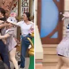 Brawl Breaks Out at Disneyland China, Baby Caught in Crossfire, on Video