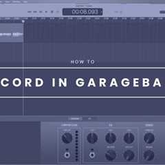 How to Record a Podcast in GarageBand