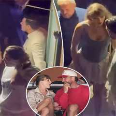 Travis Kelce, Taylor Swift captured enjoying surprise date night at trendy NYC restaurant