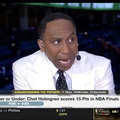 Stephen A. Smith’s nonstop screaming turned fans off before Game 7 even began