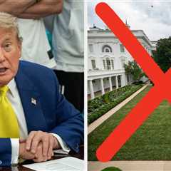 Donald Trump Is Paving Over The White House Rose Garden, And The Photos Of What It Looks Like Right ..