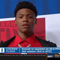 ESPN makes wild Cooper Flagg blunder at 2025 NBA Draft