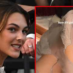Vittoria Ceretti Posts Wardrobe Malfunction, Totally Ripped Dress
