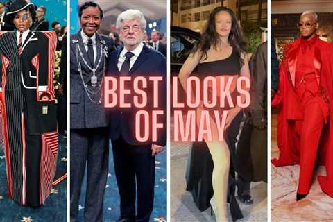 Top 5 Looks of May 2025: Janelle Monae in a Striped Thom Brown Look, Mellody Hobson in a Grey..