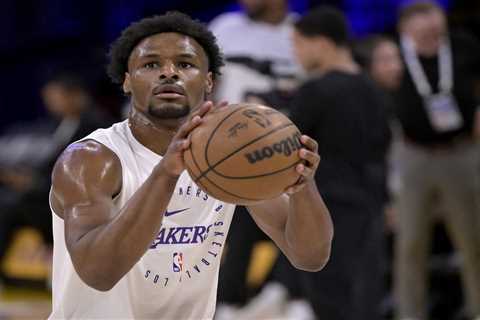 Bronny James could be poised for a whole new Lakers role after rookie progress
