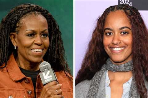 Michelle Obama Shared How She And Barack Really Felt About Their Daughter, Malia, Dropping “Obama”..