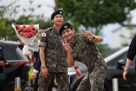 BTS’ RM and V Discharged Following South Korean Military Service
